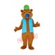 Brown Beaver W Big Tail Mascot Costume Brown Beaver W Big Tail Mascot Costume