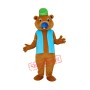 Brown Beaver W Big Tail Mascot Costume