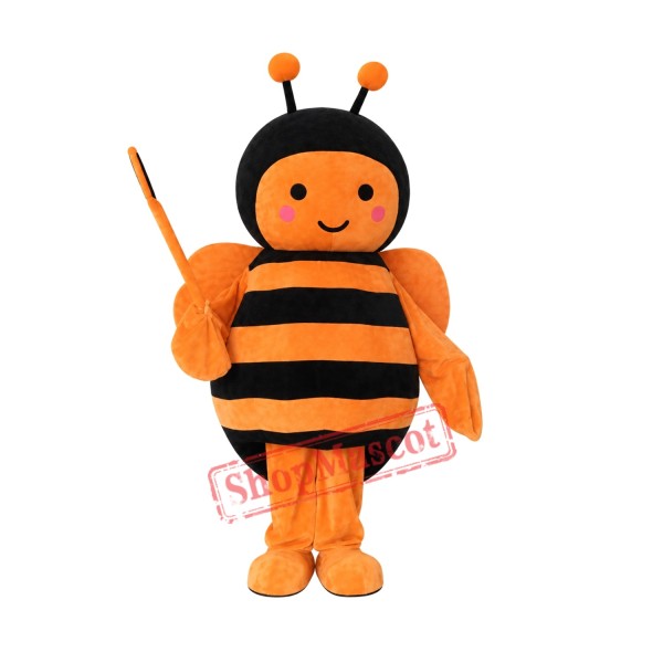 Orange Black Bee Christmas Halloween Mascot Costume