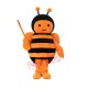 Orange Black Bee Christmas Halloween Mascot Costume Orange Black Bee Christmas Halloween Mascot Costume