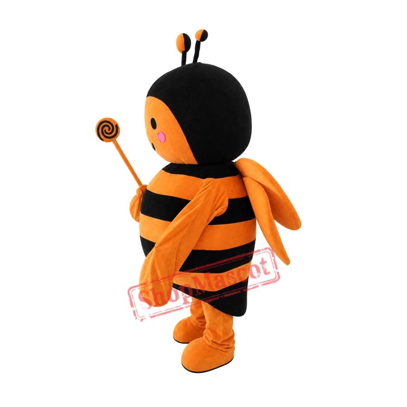 Orange Black Bee Christmas Halloween Mascot Costume Orange Black Bee Christmas Halloween Mascot Costume