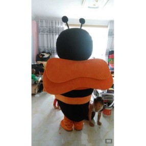 Orange Black Bee Christmas Halloween Mascot Costume