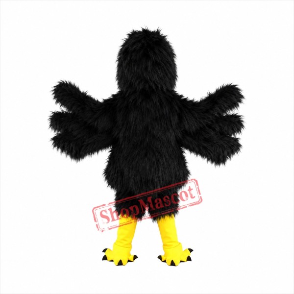 Black Bird Mascot Costume Black Bird Mascot Costume