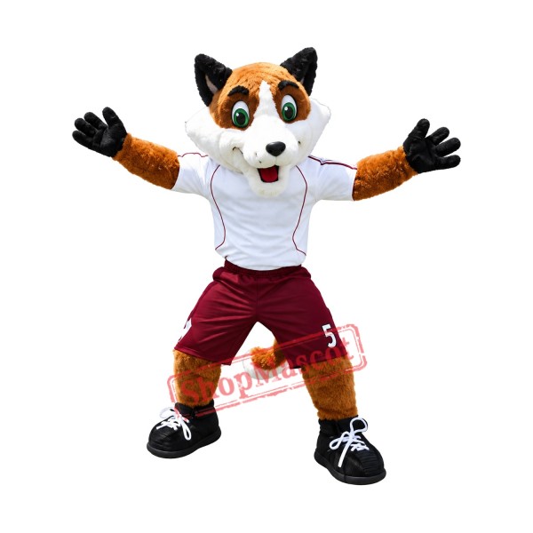 High Quality Soccer Fox Mascot Costume