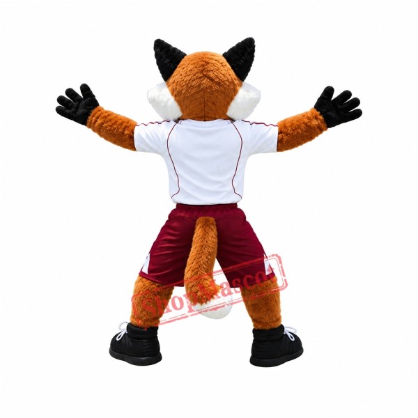 High Quality Soccer Fox Mascot Costume
