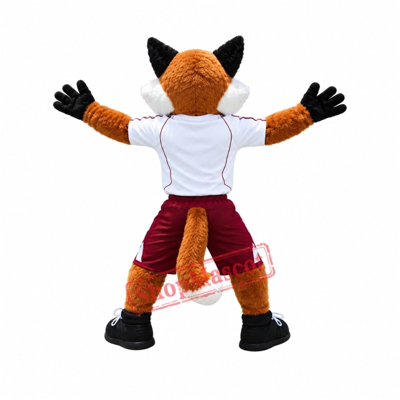 High Quality Soccer Fox Mascot Costume High Quality Soccer Fox Mascot Costume