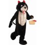 Black Wolf Mascot Costume Free Shipping