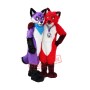Single Friendly Wolf Mascot Costume Free Shipping