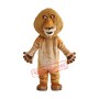 Alex Lion Plush Adult Mascot Costume