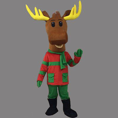 Lovely Christmas Deer Mascot Costume