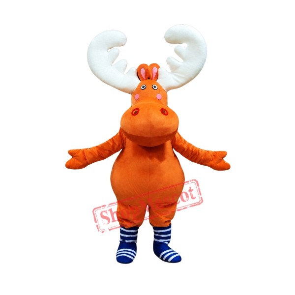 New Big Moose Deer Mascot Costume New Big Moose Deer Mascot Costume
