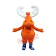 New Big Moose Deer Mascot Costume