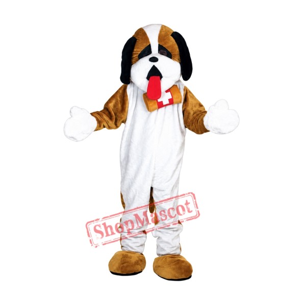 St Bernard Dog Mascot Costume