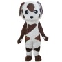 Baby Brown and White St Bernard Dog Mascot Costume