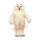 White Dog Mascot Costume White Dog Mascot Costume