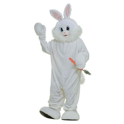 Plush Bunny Mascot Costume Free Shipping