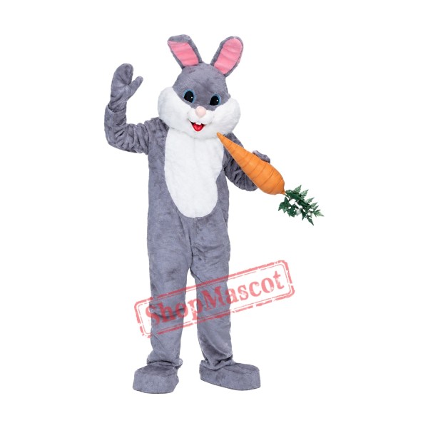 Grey Plush Bunny Mascot Costume Free Shipping Grey Plush Bunny Mascot Costume Free Shipping