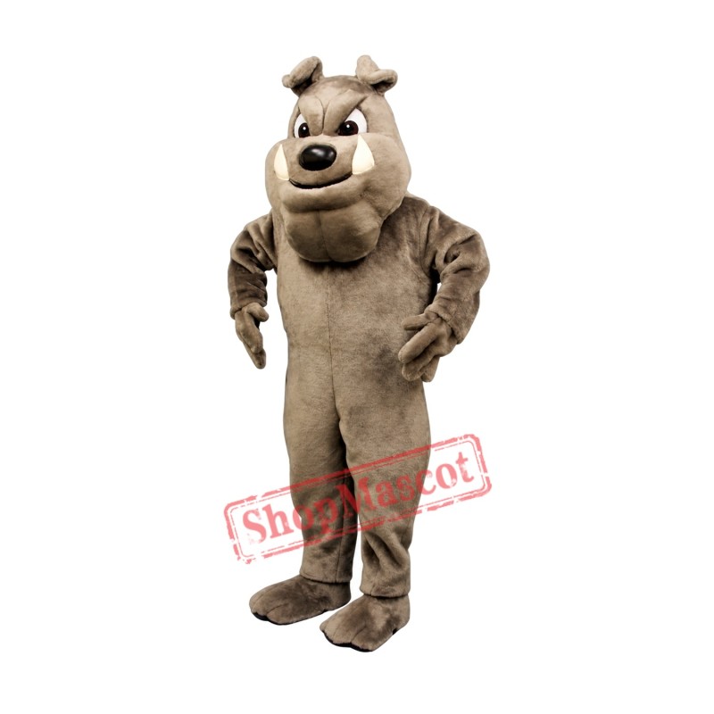 Buster Bulldog Mascot Costume Buster Bulldog Mascot Costume