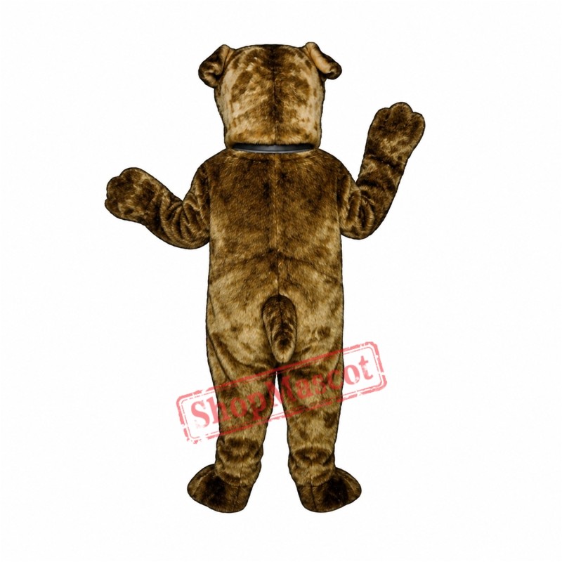 Brown Bulldog Mascot Costume Brown Bulldog Mascot Costume