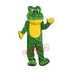 Deluxe Plush Frog Adult Mascot Costume