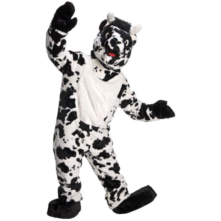 Adult Super Deluxe Mascot Cow Costume