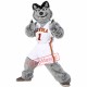 Gey Wolf Sport Football Team Mascot Costumes Free Shipping Gey Wolf Sport Football Team Mascot Costumes Free Shipping