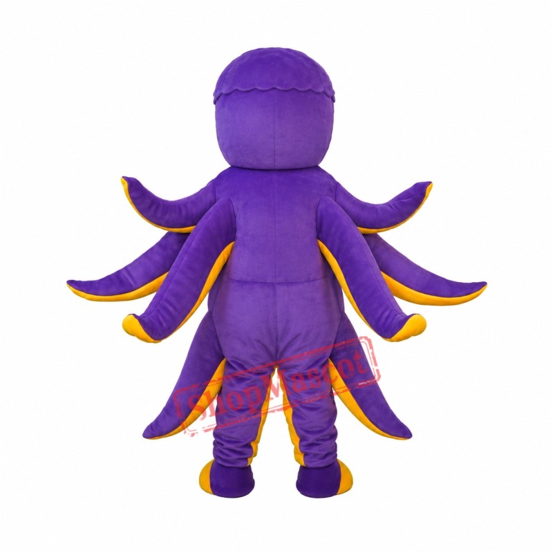 Octopus Mascot Adult Costume Free Shipping