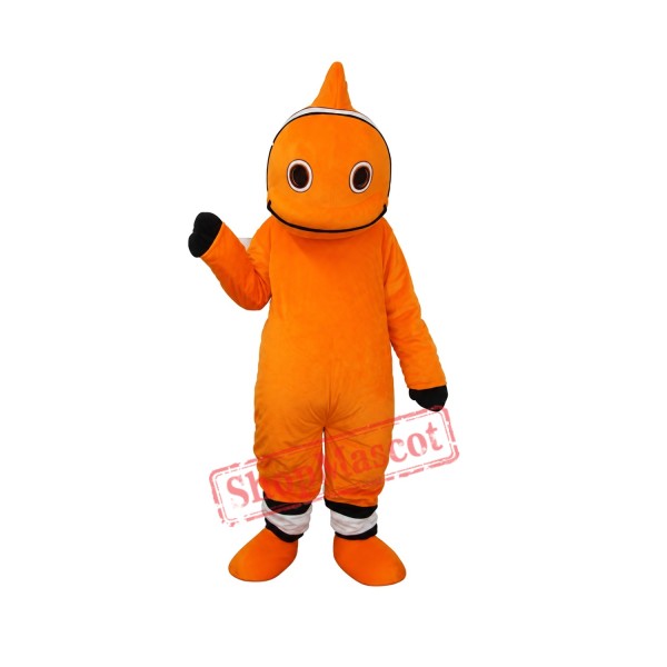 Orange Little Clownfish Mascot Adult Costume Free Shipping Orange Little Clownfish Mascot Adult Costume Free Shipping