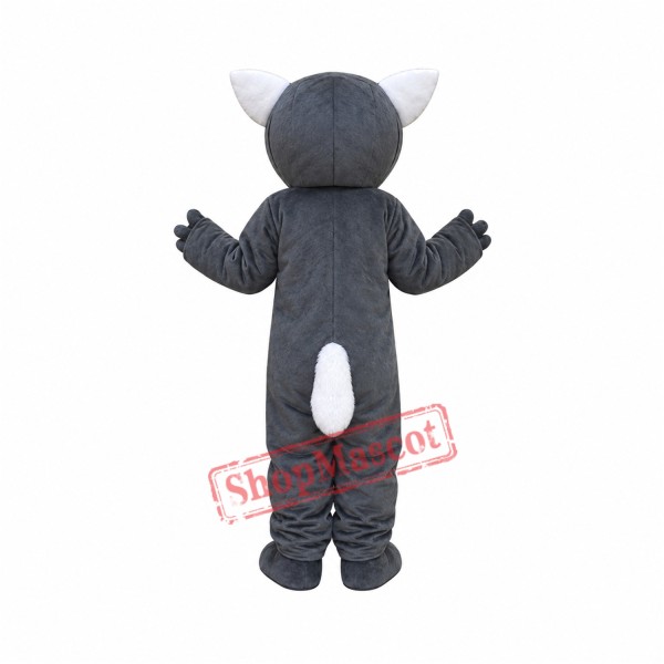 Grey Cartton Tiger Mascot Costume Free Shipping Grey Cartton Tiger Mascot Costume Free Shipping