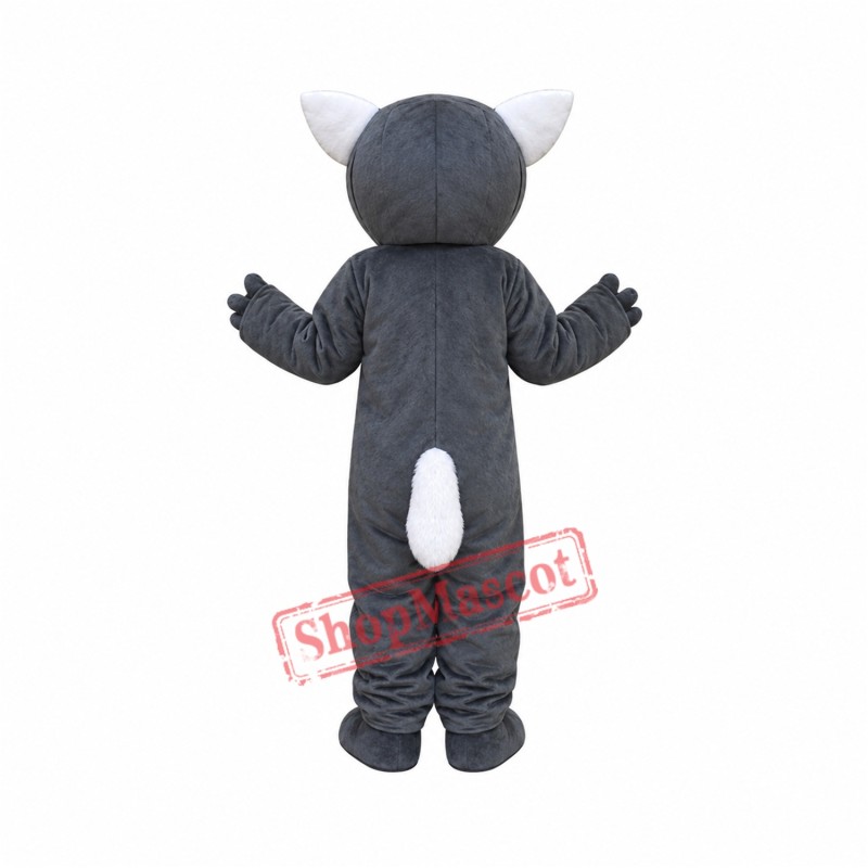 Grey Cartton Tiger Mascot Costume Free Shipping Grey Cartton Tiger Mascot Costume Free Shipping