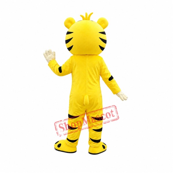 Yellow Cartton Tiger Mascot Costume Free Shipping