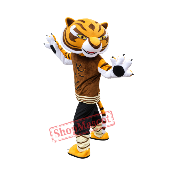Cartton Kungfu Tiger Mascot Costume Free Shipping