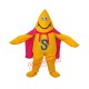 Yellow Starfish Short Plush Adult Mascot Funny Costume Free Shipping Yellow Starfish Short Plush Adult Mascot Funny Costume Free Shipping