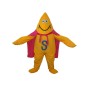 Yellow Starfish Short Plush Adult Mascot Funny Costume Free Shipping