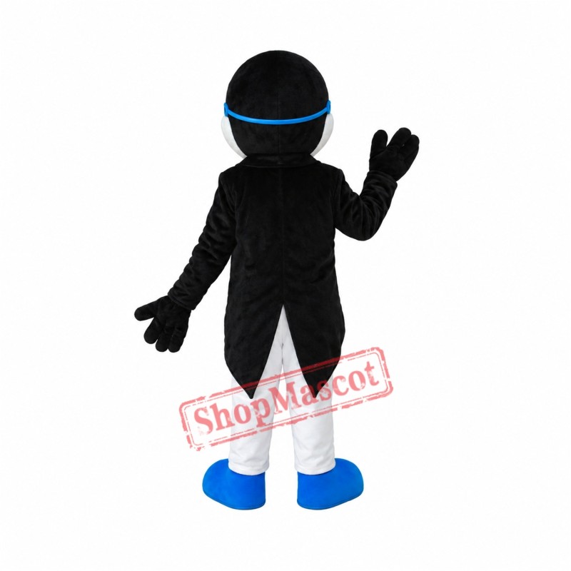 New Glasses Penguin Mascot Adult Costume Free Shipping