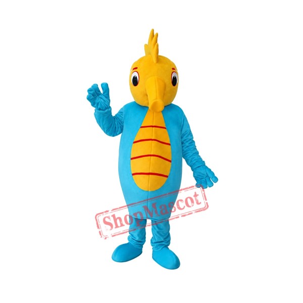 Old Hippocampus Mascot Adult Costume Free Shipping