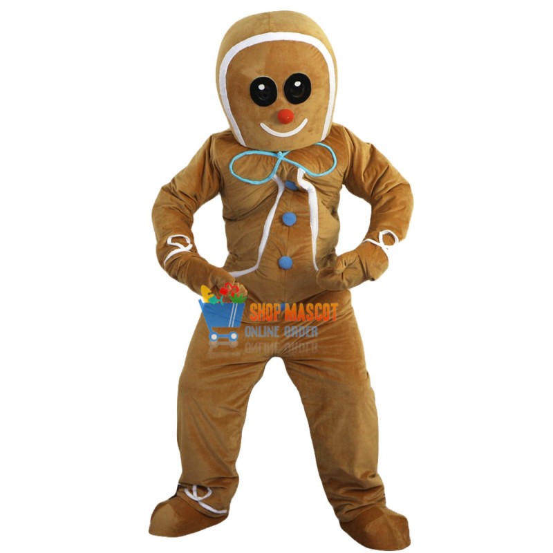Ginger Bread Boy Mascot Costume