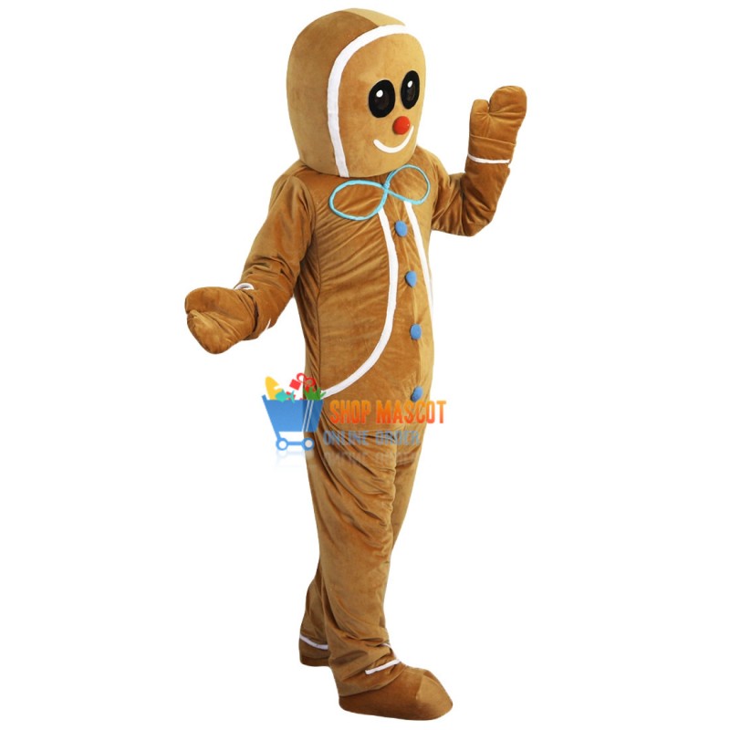 Ginger Bread Boy Mascot Costume