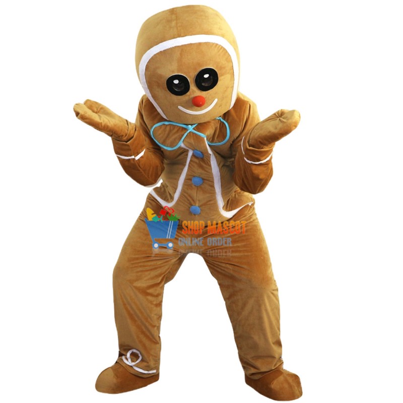 Ginger Bread Boy Mascot Costume
