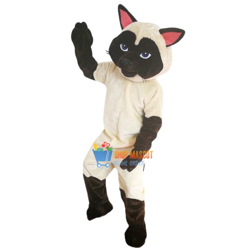 Sally Siamese Cat Mascot Costume Adult Costume