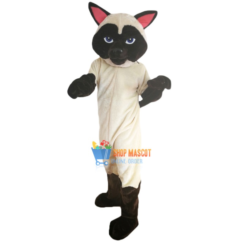 Sally Siamese Cat Mascot Costume Adult Costume
