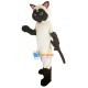 Sally Siamese Cat Mascot Costume Adult Costume