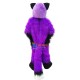 Plush Purple Wolf Husky Mascot Costume