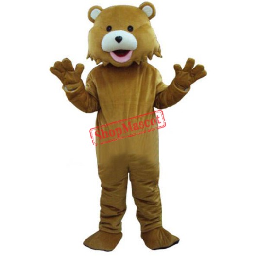Brown Bear Adult Mascots Costume Fancy Dress Free Shipping