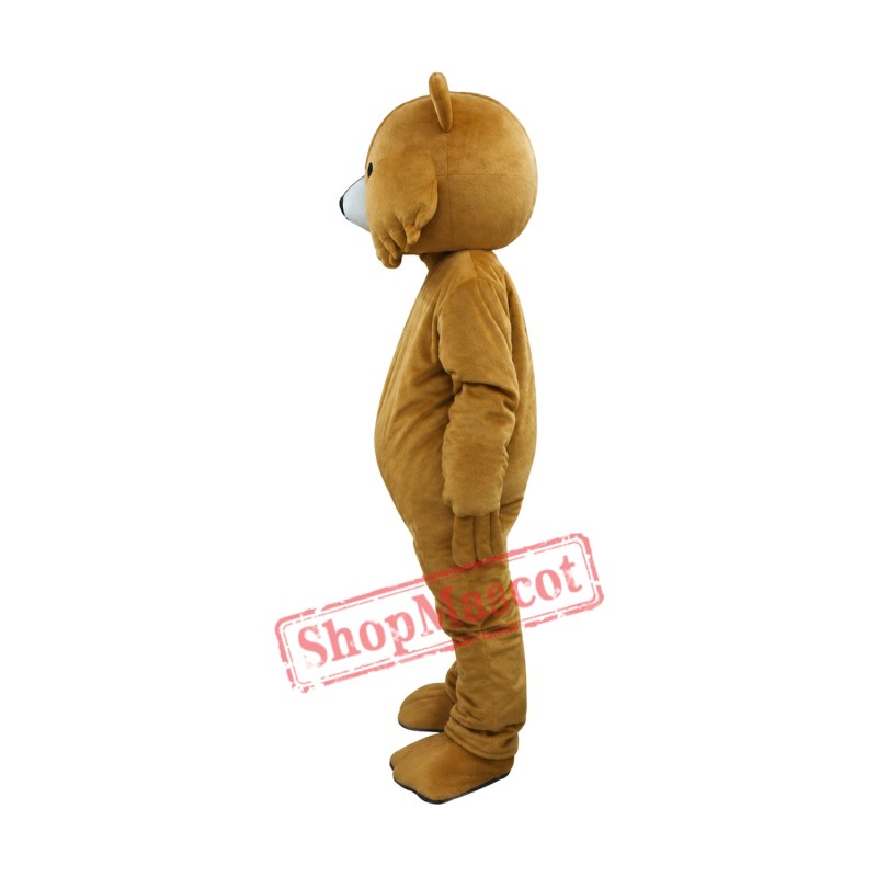 Brown Bear Adult Mascots Costume Fancy Dress Free Shipping