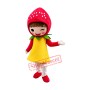 Strawberry Shortcake Girl Cartoon Adult Mascot Costume