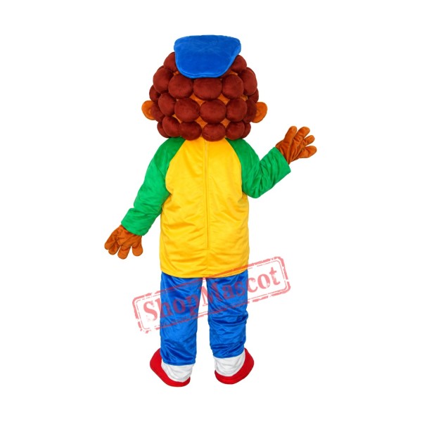 Pineapple Boy Adult Mascot Costume Pineapple Boy Adult Mascot Costume