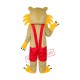 Yellow Face Cat Adult Mascot Costume Yellow Face Cat Adult Mascot Costume