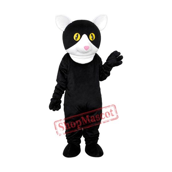 Black Little Cat Adult Mascot Costume