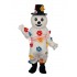 Flower Snowman Mascot Adult Costume